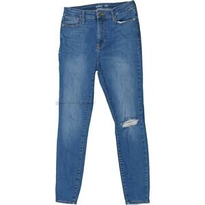 Old Navy Rockstar Built In Sculpt High Rise Supper Skinny Boho Denim Jeans 28